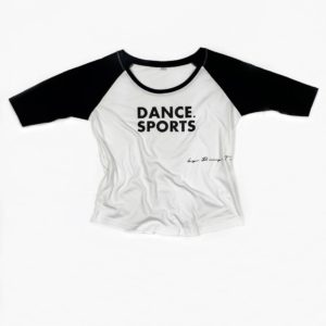 Dance Sports Ladies 3/4 Contrast Raglan Tee